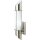 Au&szlig;enwandlampe in Silber Edelstahl E27 IP44 H:49,8 cm