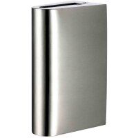 LED Außenwandlampe Up Down H:20 cm IP44 3000 K Silber