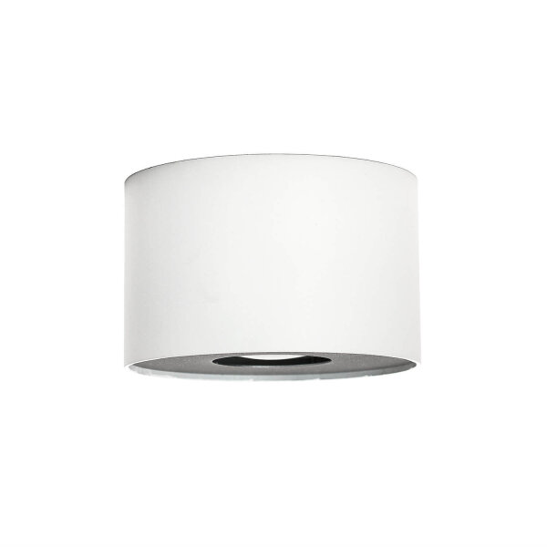 Weißer Deckenstrahler POINT Ø13cm H:9cm GU10 Modern