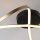 LED Deckenleuchte Metall Schwarz Messing 3000 K dimmbar