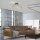 LED Deckenleuchte Metall Schwarz Messing 3000 K dimmbar