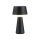 LED Akku Tischlampe dimmbar Touch IP54 Schwarz 28,9 cm