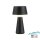 LED Akku Tischlampe dimmbar Touch IP54 Schwarz 28,9 cm