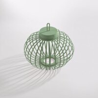 LED Akku Tischleuchte IP44 Grün dimmbar Touch 33 cm
