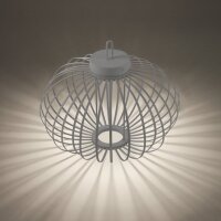 LED Akku Tischlampe IP44 Greige dimmbar Touch 2 W 37 cm