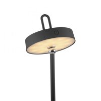 LED Akku Tischleuchte Schwarz Dimmer Touch IP44 47,2 cm