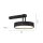 LED Wandlampe Dimmer Touch Schalter IP44 130 lm Schwarz