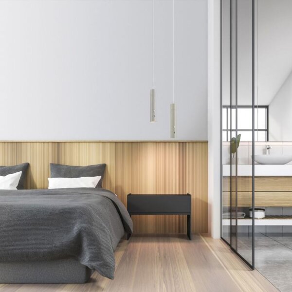 LED Akku Hängelampe Greige Metall Touch Dimmen 3000 K