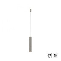 LED Akku Hängelampe Greige Metall Touch Dimmen 3000 K
