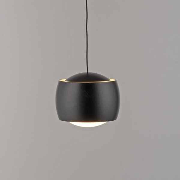 LED Pendelleuchte Metall warmweiß 60 cm 800 lm Schwarz