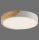 Runde LED Deckenlampe Holz Ø32 cm Weiß Natur 2520 lm