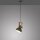 Flexible Pendelleuchte Schwarz Holz Metall E27 L:26 cm