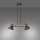 Industrial Pendelleuchte Holz Metall E27 flexibel
