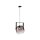 Blendarme Hängelampe Glas Metall L:35 cm E27 Industrie