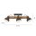 Deckenstrahler Holz Metall E27 96 cm 3-flammig flexibel
