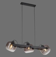 Blendarme Hängelampe Glas Metall E27 90 cm schwenkbar