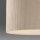 Stoff Hängelampe blendarm Beige E27 Ø45 cm gemütlich