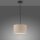 Stoff Hängelampe blendarm Beige E27 Ø45 cm gemütlich