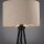 Dreibein Stehleuchte Stoff Beige blendarm E27 160 cm