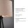 Dreibein Stehleuchte Stoff Beige blendarm E27 160 cm