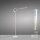 LED Stehleuchte Metall Weiß Touch 125 cm verstellbar