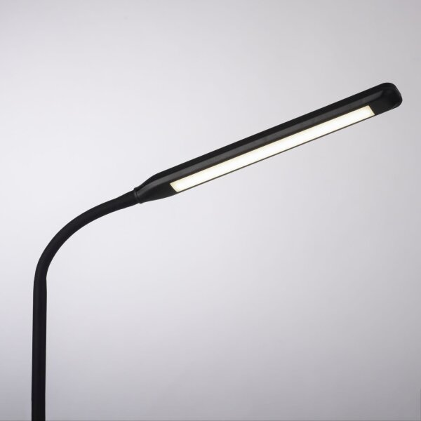 LED SchreibTischlampe Schwarz Touch 64 cm 6 W flexibel