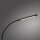 LED Stehleuchte Metall Schwarz Touch 125 cm verstellbar
