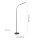 LED Stehleuchte Metall Schwarz Touch 125 cm verstellbar