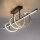 LED Deckenlampe Metall dimmbar 3000 K Schwarz Messing