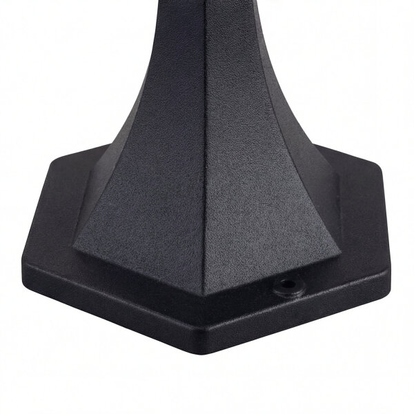 Gartenlampe Stehend Schwarz H:44cm Rustikal Außen