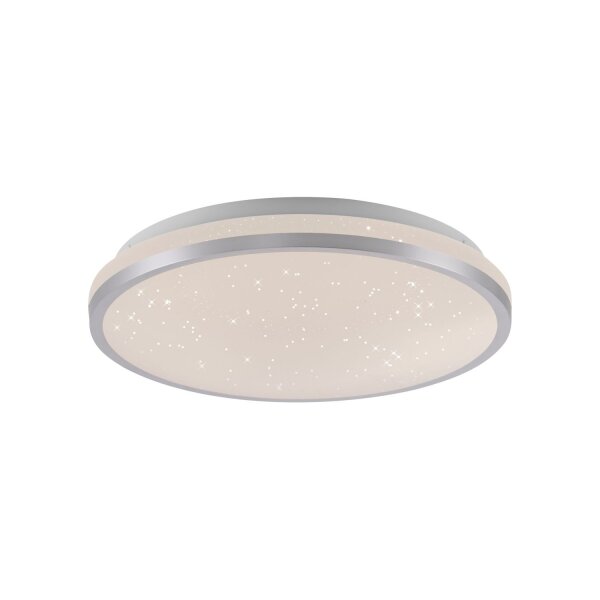 LED Deckenleuchte Sternenhimmel Silber 1380 lm dimmbar
