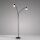 Flexible Stehleuchte Glas Metall 170 cm inkl E14 3000 K