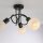Deckenlampe Metall Glas L:38 cm inkl E14 dekorativ