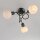 Deckenlampe Metall Glas L:38 cm inkl E14 dekorativ