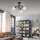 Deckenlampe Metall Glas L:38 cm inkl E14 dekorativ