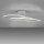 Dekorative LED Deckenleuchte Metall Weiß 3000 K Ringe