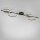 Schwarze LED Deckenlampe Metall 120 cm länglich 4850 lm