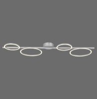 Weiße LED Deckenlampe Metall 120 cm länglich...