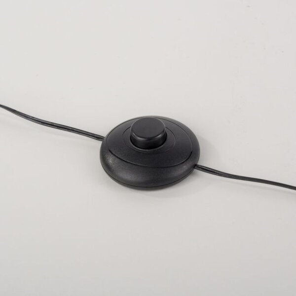 LED Stehleuchte Schwarz Metall Ringe 151 cm 1290 lm