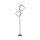 LED Stehleuchte Schwarz Metall Ringe 151 cm 1290 lm