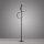 LED Stehleuchte Schwarz Metall Ringe 151 cm 1290 lm