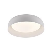 Dimmbare LED Deckenlampe Wei&szlig; Metall &Oslash;40 cm 2700-5000 K