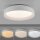 Dimmbare LED Deckenlampe Weiß Ø57 cm 3850 lm Modern