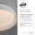 Dimmbare LED Deckenlampe Weiß Ø57 cm 3850 lm Modern