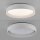 Dimmbare LED Deckenlampe Weiß Ø57 cm 3850 lm Modern