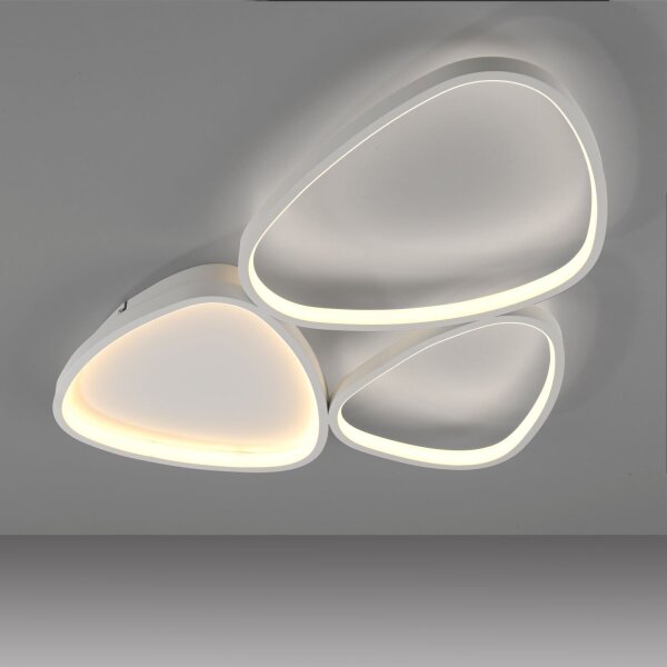 LED Deckenleuchte Weiß Metall 3000 K 3800 lm L:69,5 cm