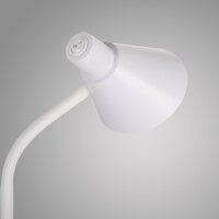LED SchreibTischlampe Metall 38 cm Weiß 600 lm Modern