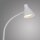 Weiße LED Stehleuchte Metall 150 cm 4 W 3000 K flexibel