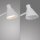 Weiße LED Stehleuchte Metall 150 cm 4 W 3000 K flexibel