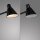 LED Stehleuchte Schwarz Metall 150 cm 3000 K flexibel